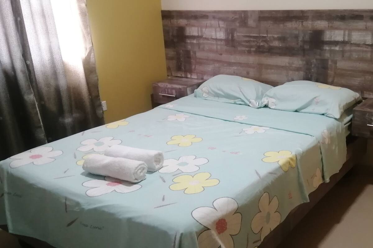 Down duvets, memory-foam beds, in-room safe, blackout curtains