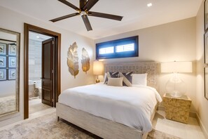 3 slaapkamers, een kluis op de kamer, een strijkplank/strijkijzer