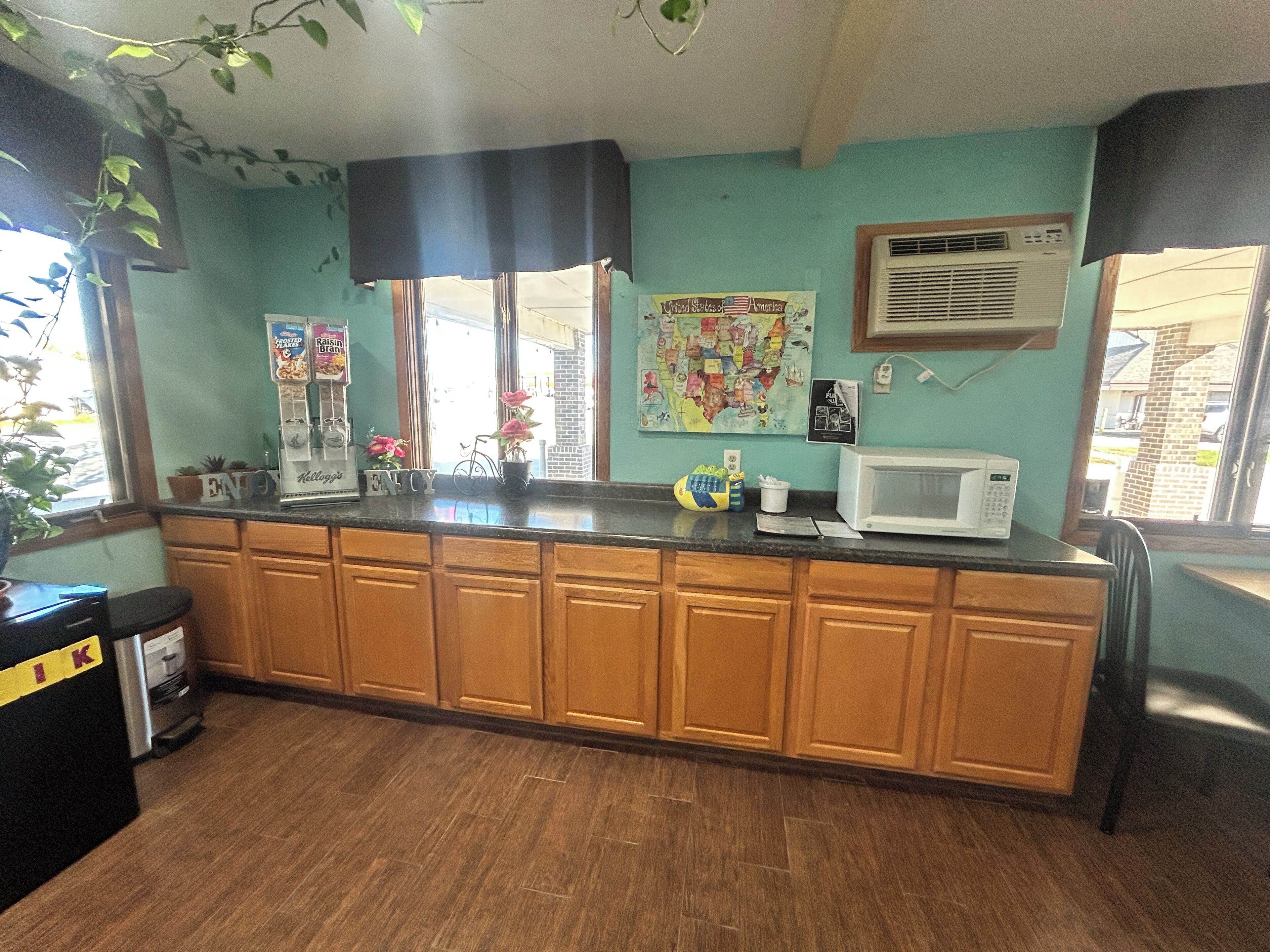 Kontinental frokost er inkludert hver dag