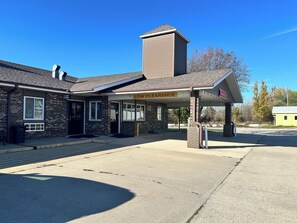 Overnatningsstedets indgangsparti