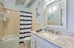 Free toiletries, hair dryer