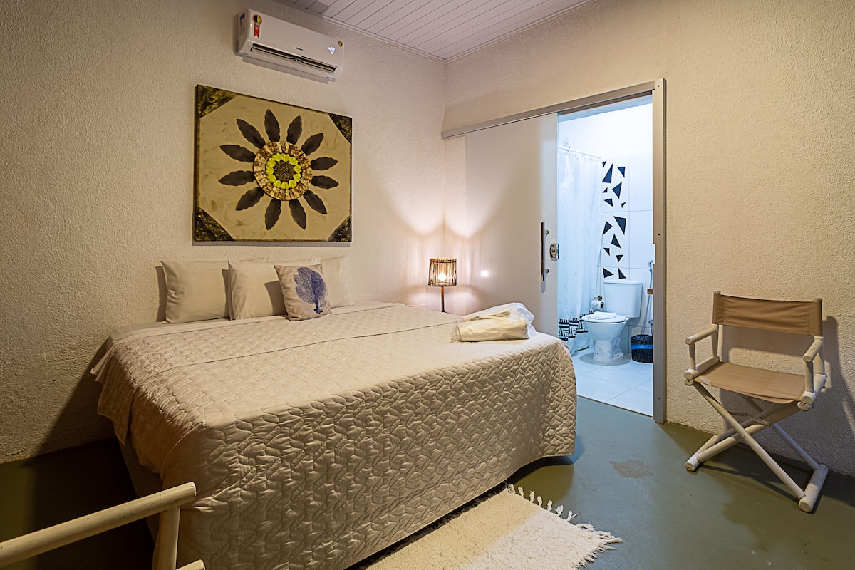 Quarto casal ou duplo | Wi-Fi de cortesia, roupa de cama