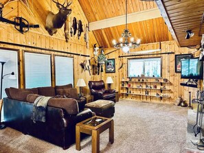 Fernseher, Kamin