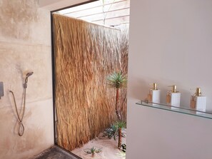 Villa, 1 King Bed, Private Pool, Beach View | Bathroom shower - Canopy Beach Boutique Hotel (Koh Samui)