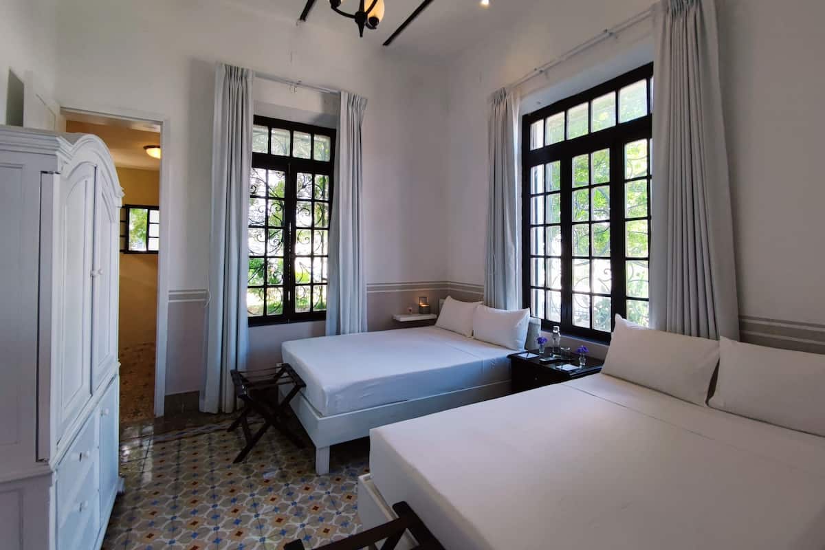 Family Triple Room | Egyptian cotton sheets, premium bedding, down comforters, in-room safe