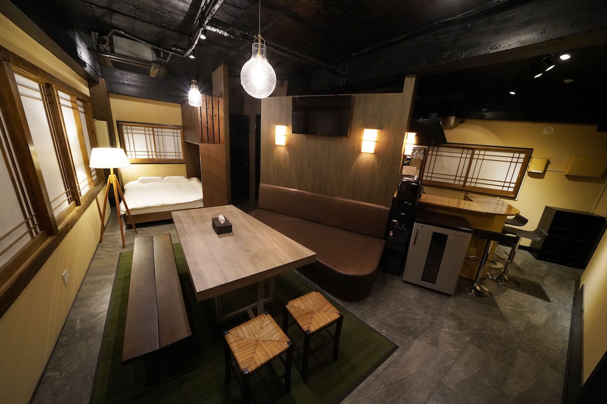 Kamar, Bebas Asap Rokok (for 7 Guests, 4F) | 1 kamar tidur, brankas, meja kerja, dan Wi-Fi gratis