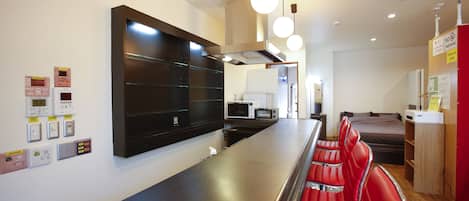 1 bedroom, iron/ironing board, travel crib, WiFi