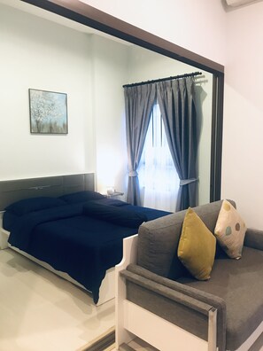 Studio, cuisinette | Accès au Wi-Fi (inclus), literie fournie