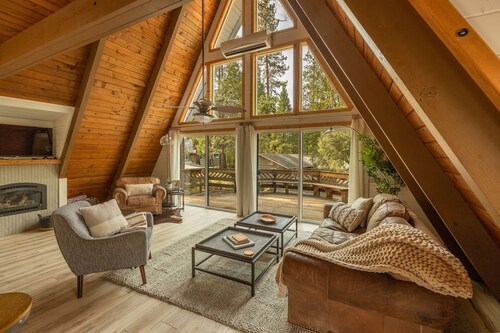 Cozy A Frame Cabin, Bass Lake, Ca-Acorn Falls 
