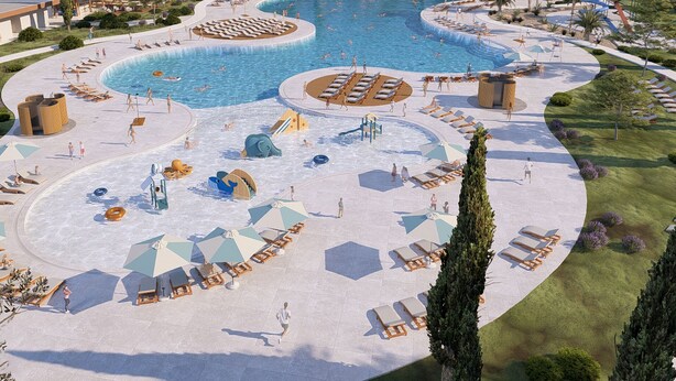 Una piscina climatizada