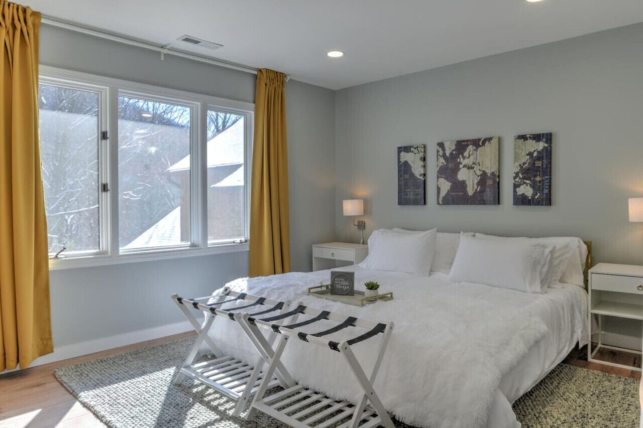 2 多间卧室、熨斗/熨衣板、免费 WiFi、床单