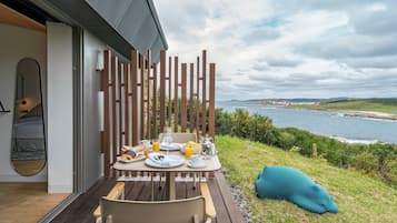 Uitzicht vanaf balkon