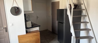 Air-Conditioned Loft-Style Apartment