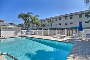 A heated pool - Large Balcony & Water Views: Indian Shores Condo! (Indian Shores)