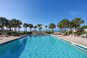 Pool - Horizons West Unit #106 - Beautifully Newly Remodeled High-Rise One Bedroom with the BEST Gulf view. (Sarasota)