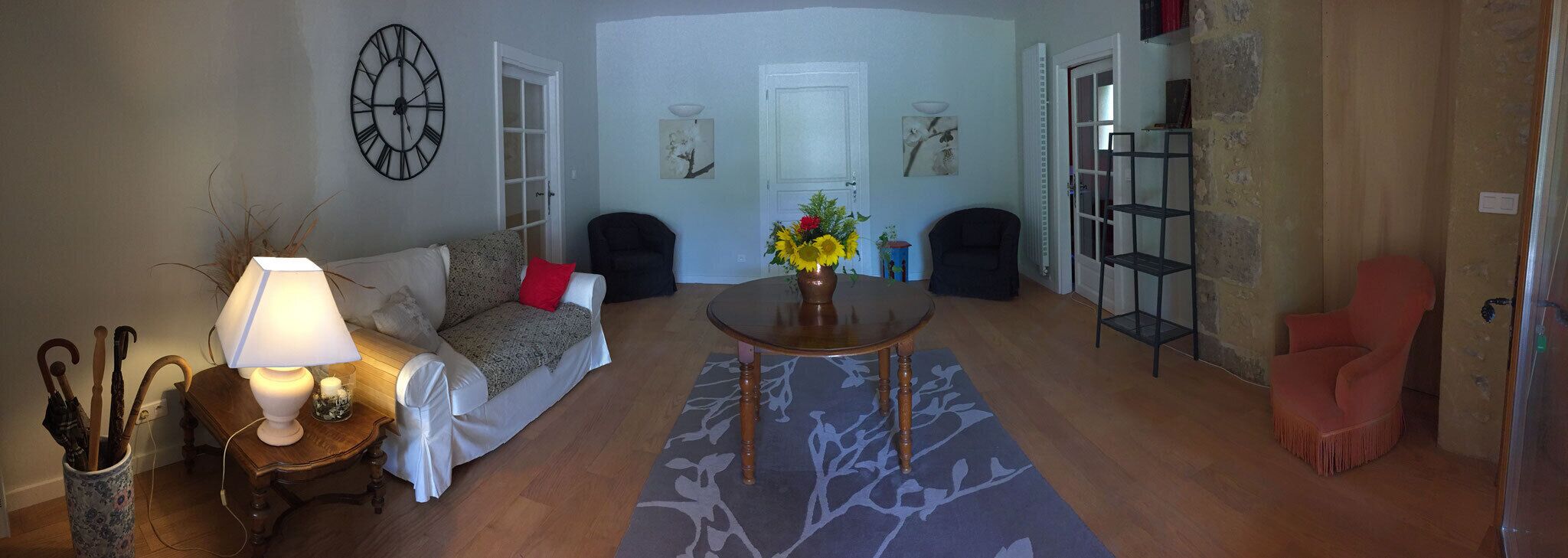 Área de estar no saguão