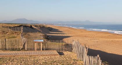 Villa 4* entre Hossegor et Biarritz-4chambres clim-proche plage-piscine chauffée