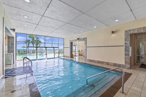 Indoor pool, a heated pool