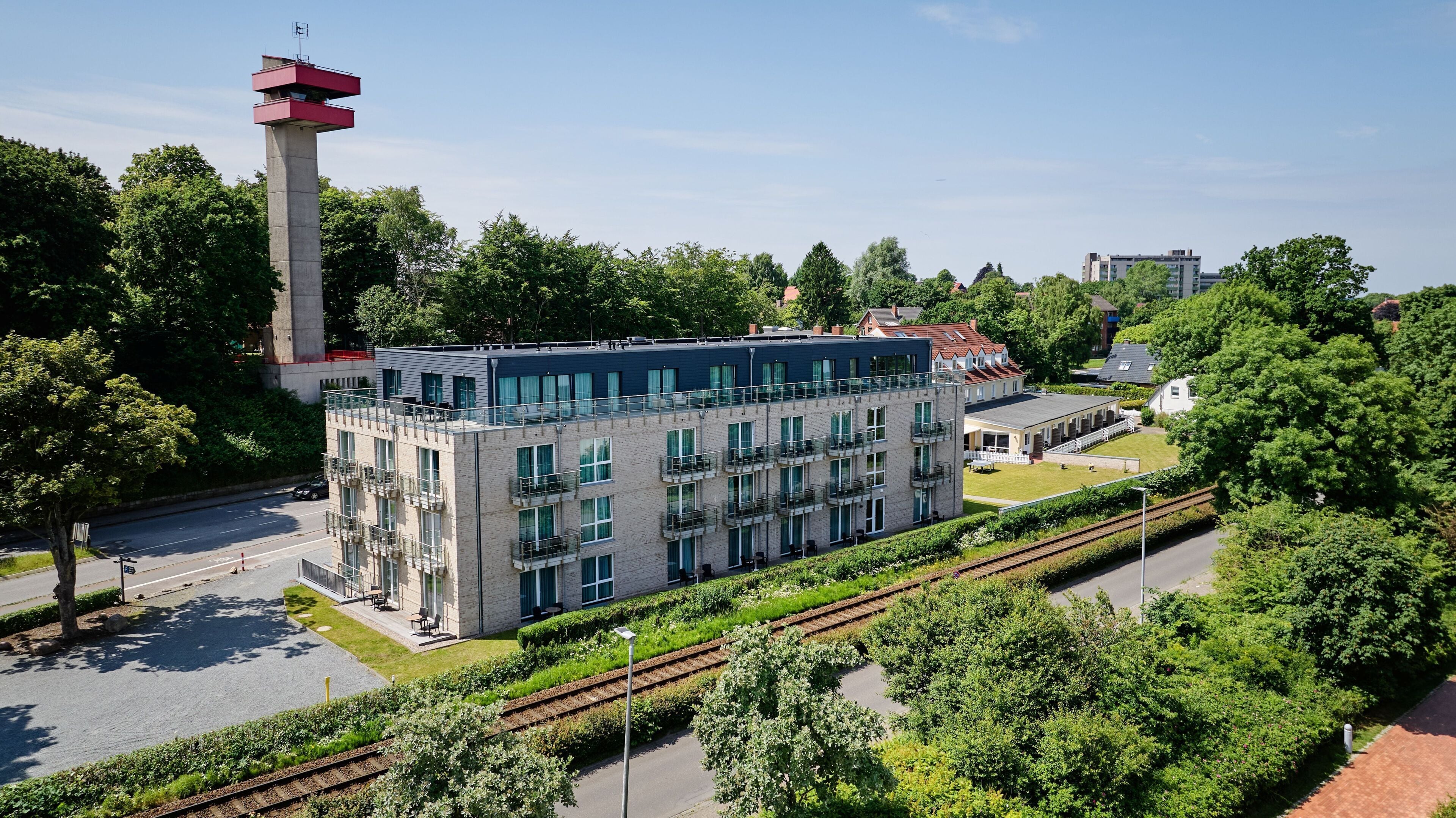 Voorkant van accommodatie
