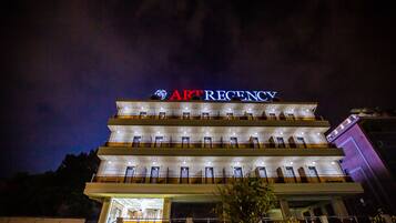 Front of property - evening/night