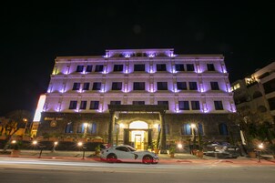 Front of property – evening/night