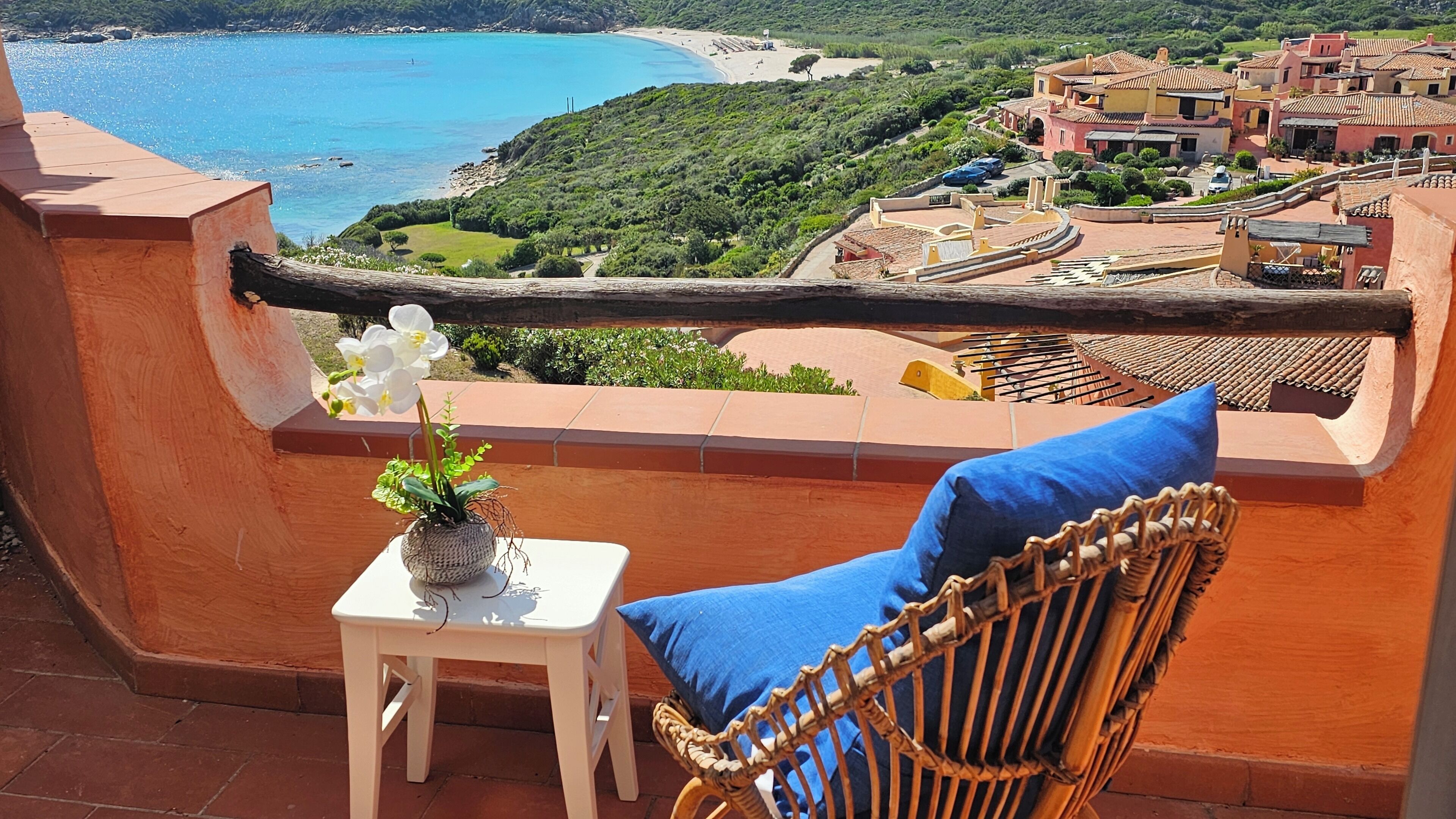 Panorama appartement, 3 slaapkamers, 2 badkamers, uitzicht op zee | Terras
