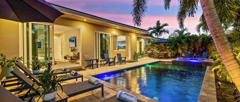 Lämmitetty uima-allas