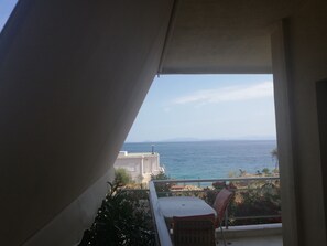 Blick von der Unterkunft