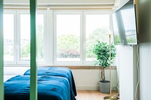 1 habitación, insonorización, wifi gratis y ropa de cama 
