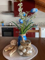 Apartment, 2 Bedrooms | Private kitchen | Shared fridge, microwave, toaster, highchair