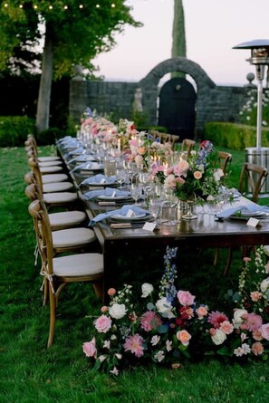 Espace banquet en plein air