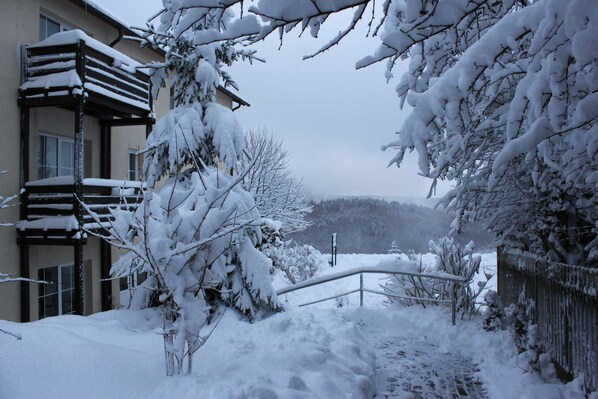 Property grounds - Apartment 10, 1st floor, 3 rooms, Frauenwald - mountain view Frauenwald - Fewo.cc (Frauenwald)