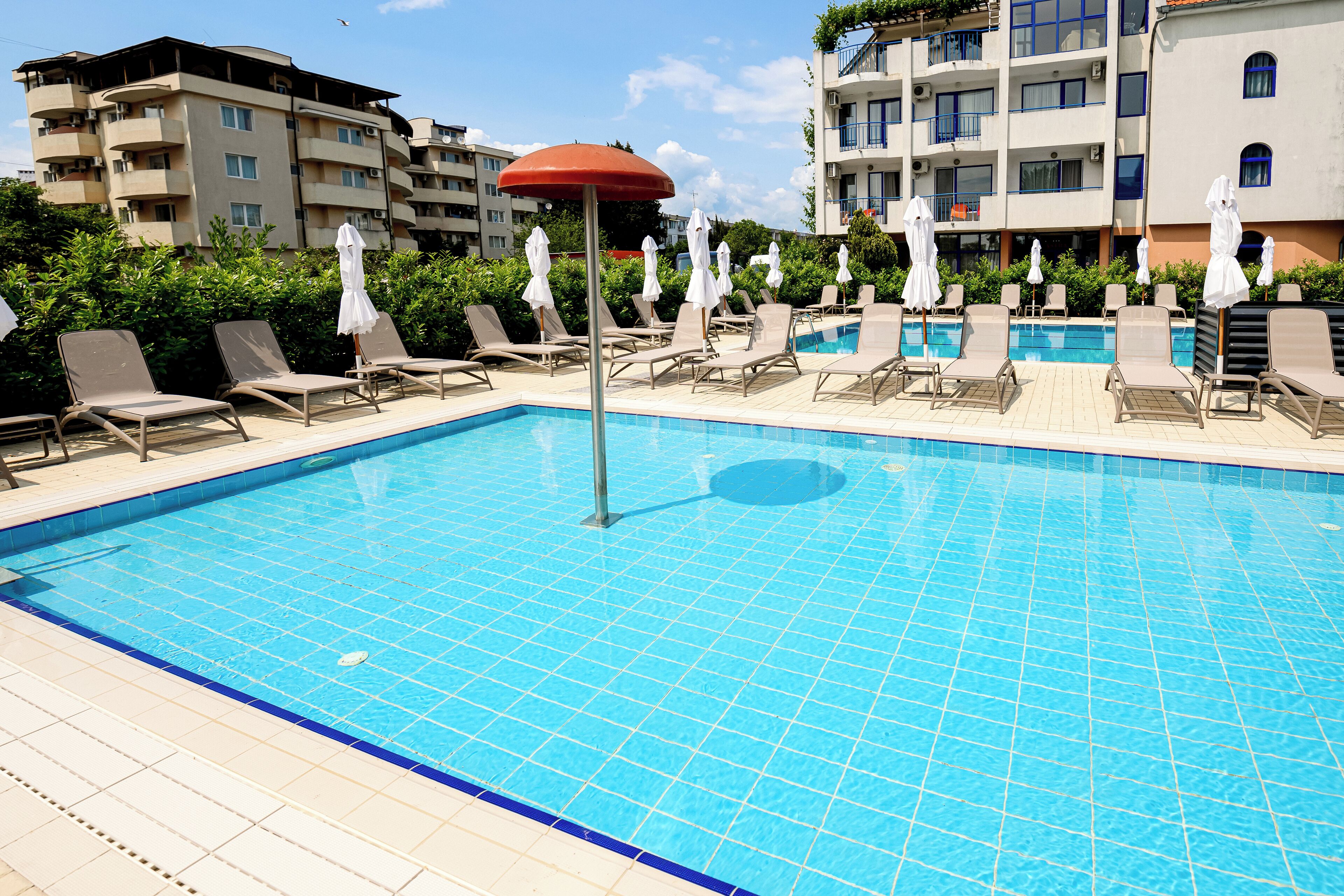 Seasonal outdoor pool