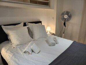 Soundproofing, iron/ironing board, free WiFi, bed sheets