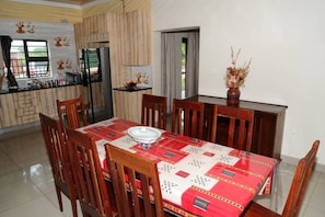Daily English breakfast (USD 8 per person)
