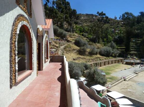 Voorkant van accommodatie