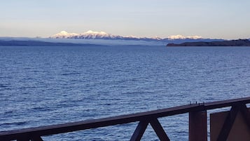 Vue depuis lâhĂ©bergement