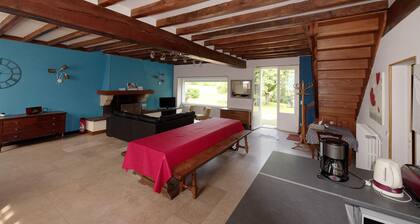 Ferienhaus in einem großen umzäunten Garten für bis zu 11 Personen.
