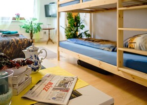 Family Room, Non Smoking | Living area | 54-cm LCD TV with digital channels, TV, Netflix