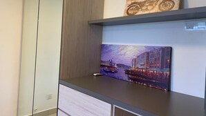 Iron/ironing board, free WiFi, bed sheets - Halo Sunday Suite at Empire City (Petaling Jaya)