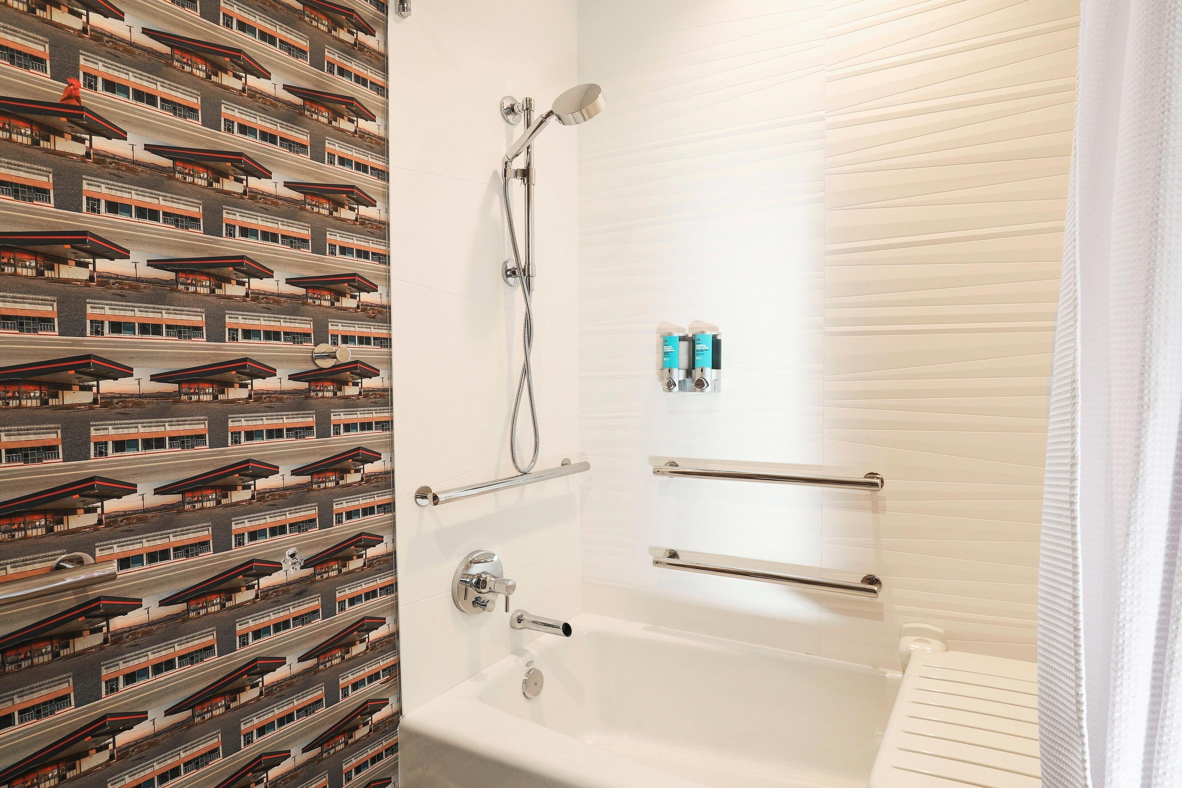 free toiletries, hair dryer, towels, soap