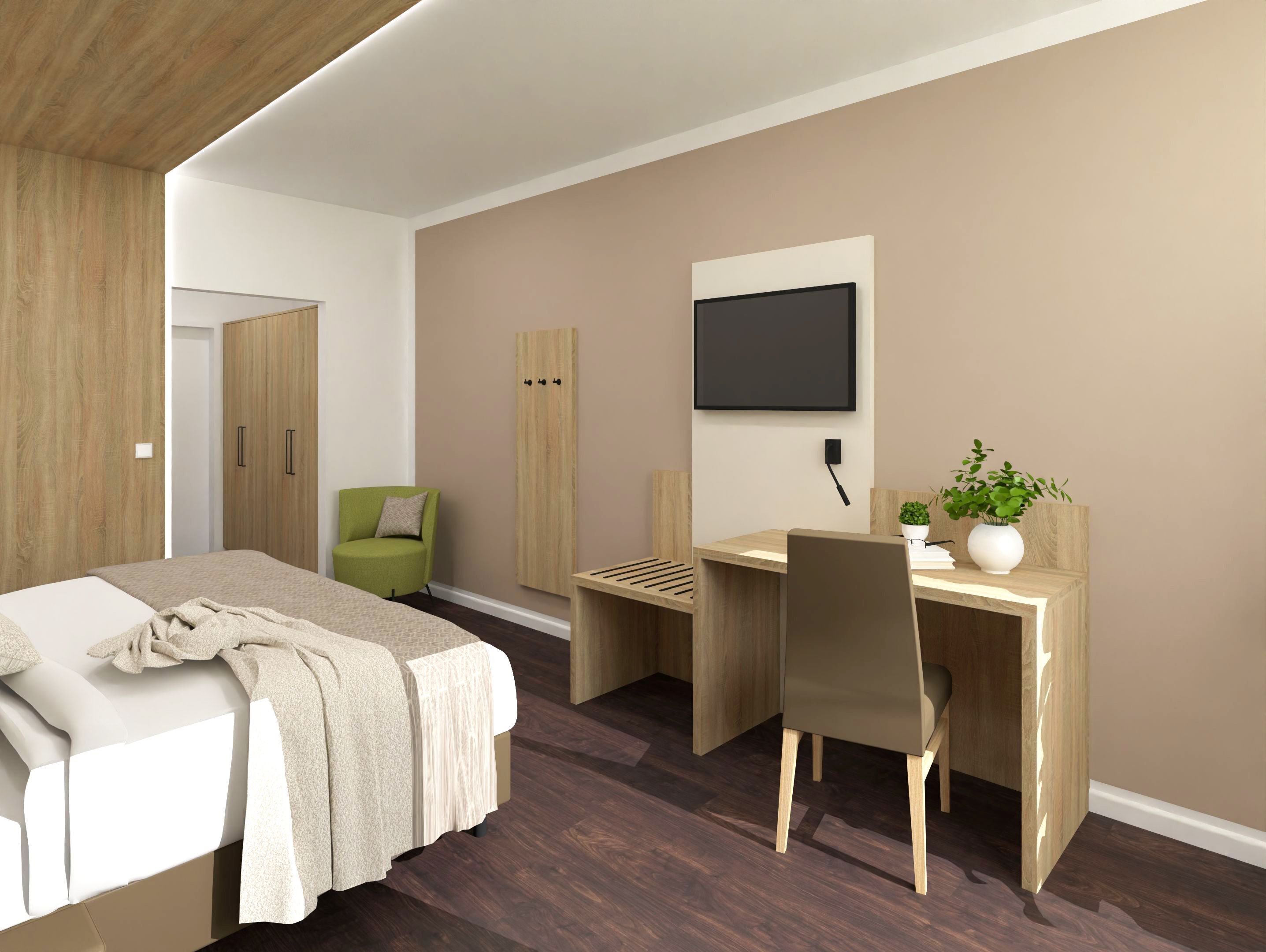 Kamar Double Superior | Seprai antialergi, meja kerja, dan Wi-Fi gratis
