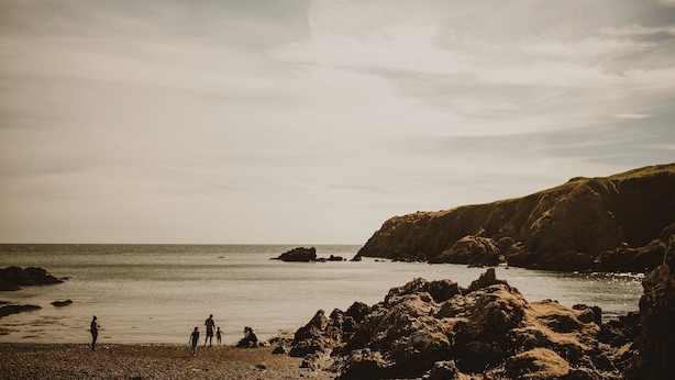 Beach - Historic Arcadia: Heritage Coachman Lodge on 2000-acre Seaside Estate (Portpatrick)