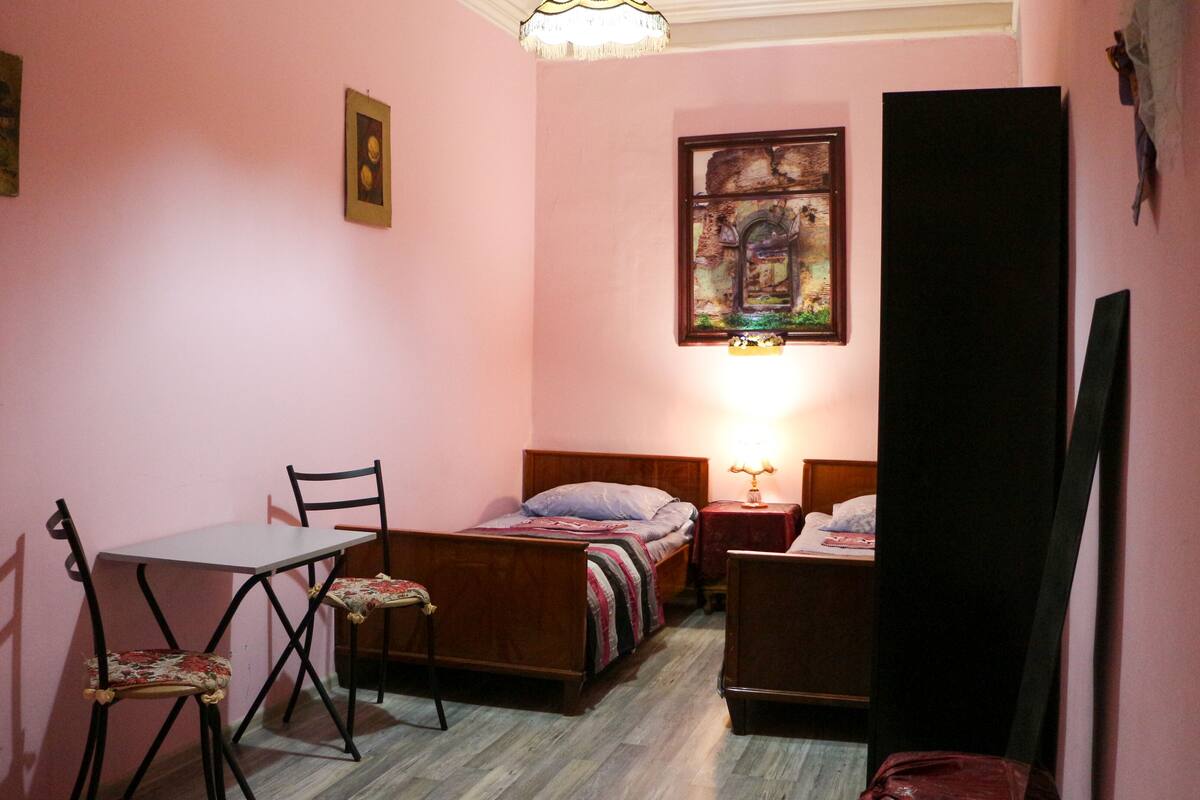 Twin Room | Desk, laptop workspace, iron/ironing board (on request), free WiFi