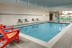 Una piscina techada