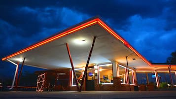 Overnatningsstedets facade