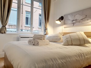 1 Schlafzimmer, Bügeleisen/Bügelbrett, kostenloses WLAN, Bettwäsche