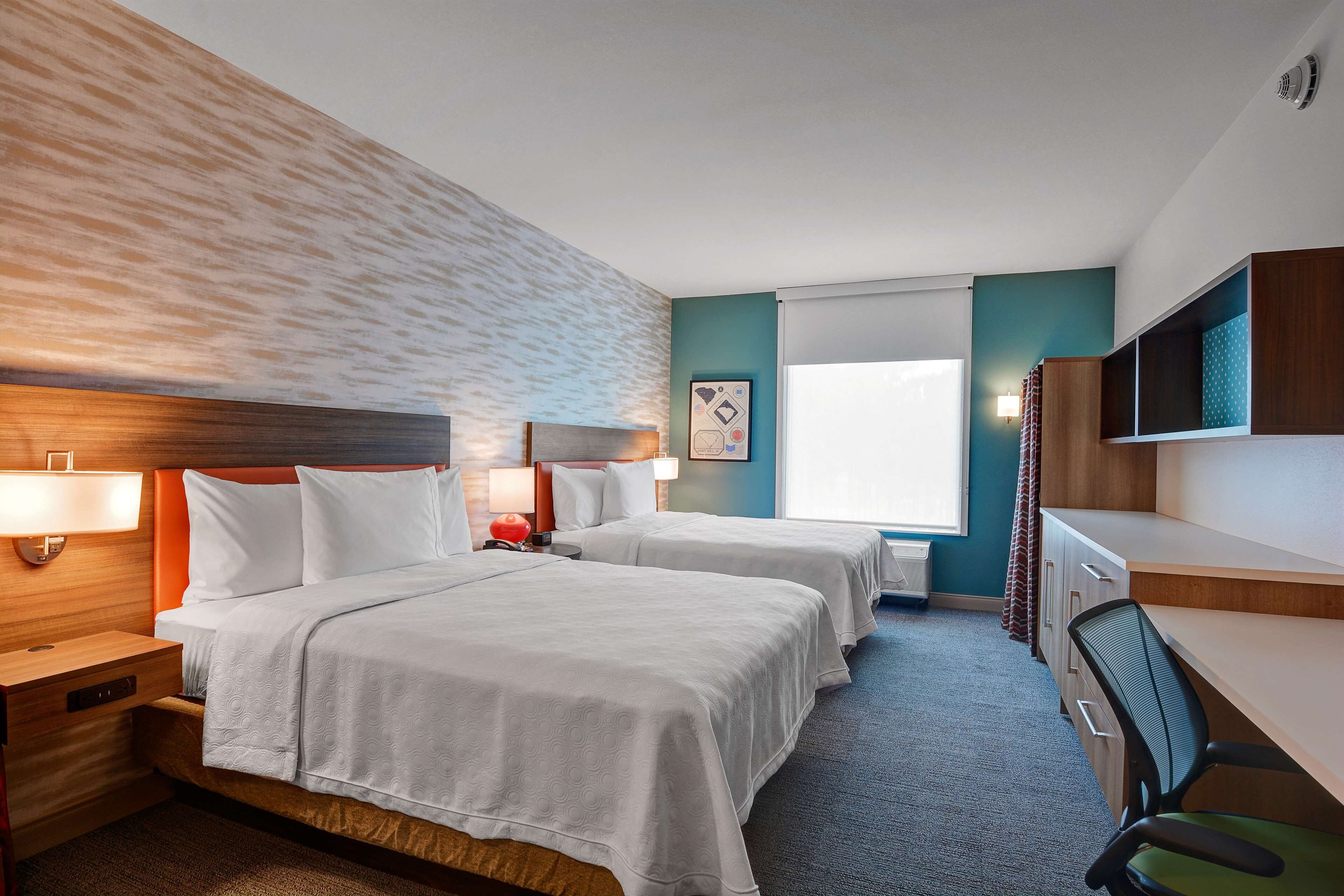 standard studio, 2 queen beds, non smoking | 1 bedroom, desk, laptop workspace, blackout curtains