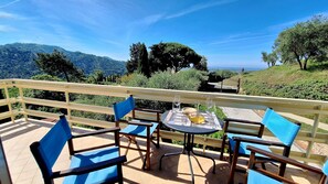 Outdoor dining - Hill Palace Villa, Private Pool, Sea View, Full Privacy, Easy Accessible by Car (Camaiore)