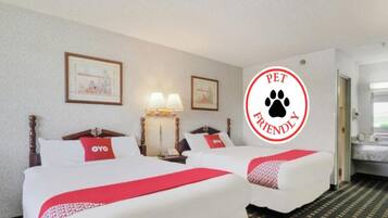 Desk, blackout drapes, free WiFi, bed sheets